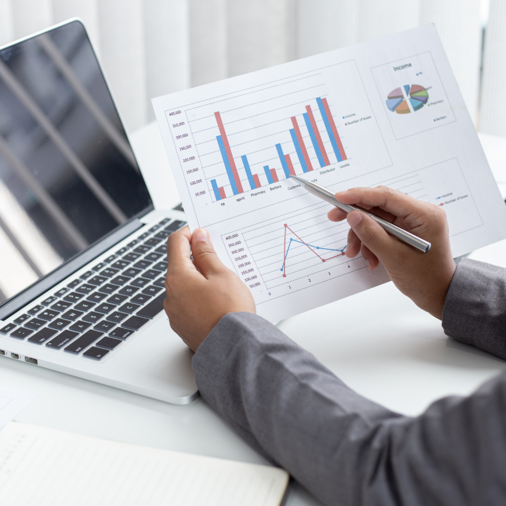 wykres analiza danych finansowych