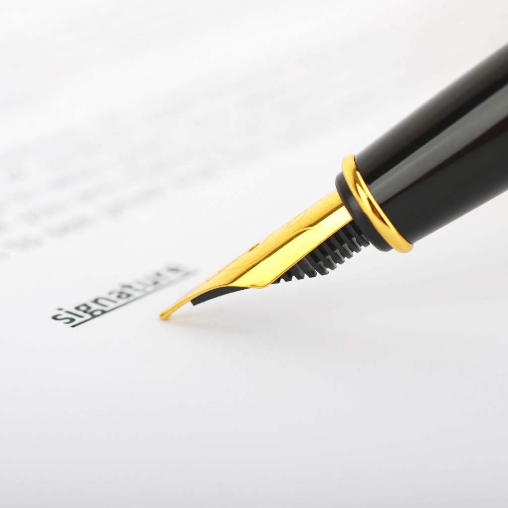 umowa podpis pióro Tłumaczenie przysięgłe język niderlandzki - dogadamycie.pl