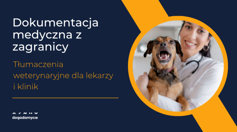 Dokumentacja medyczna z zagranicy - tłumaczenia weterynaryjne dla lekarzy i klinik